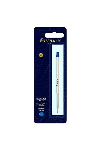 Waterman Tükenmez M Refill, Tekli Blister, Fine (f) Uç, Mavi - 1964016