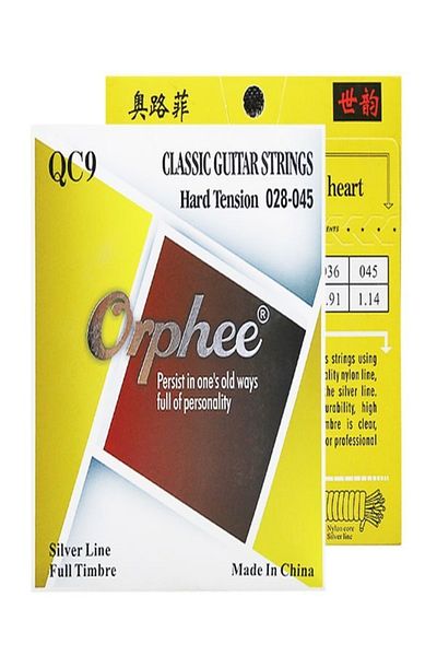 DKMÜZİK Classic Guitar String Orphee Qc9 Hard Tension 028-045
