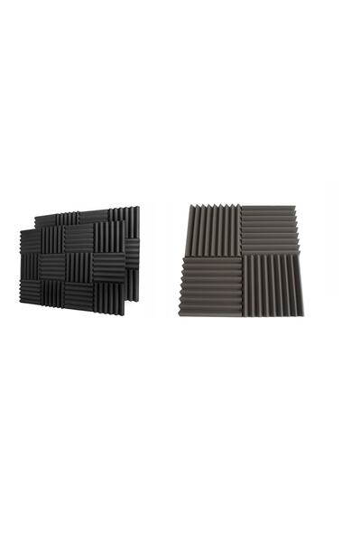 Genel Markalar Zigzag Akustik Ses Yalıtımı süngeri Kendinden Yapışkanlı 40mm 50x50