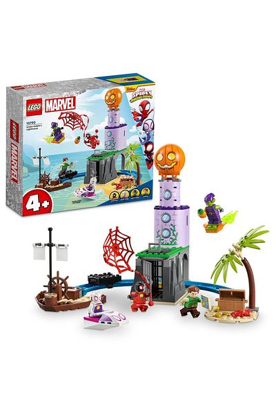 LEGO ® Marvel Spidey Team Up at the Green Goblin's Lighthouse 10790 - Creative Toy Set (149 Pieces)