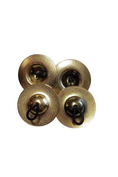 Akmen Müzik Aletleri Gift Dancer Finger Rhythm Bell 4 Pieces