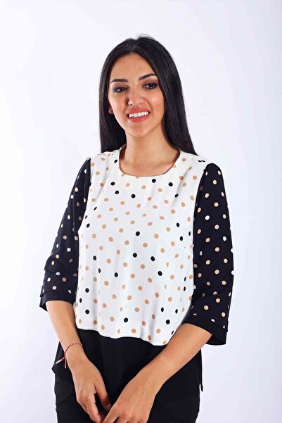 Blues Outlet Γυναικεία πουά Μπλούζα-πουά