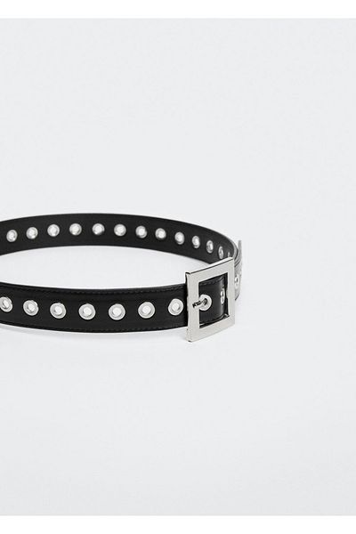 MANGO Woman Metal Detailed Belt