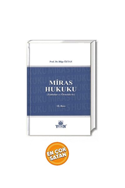 Yetkin Yayınları Miras Hukuku-2025-bilge Öztan