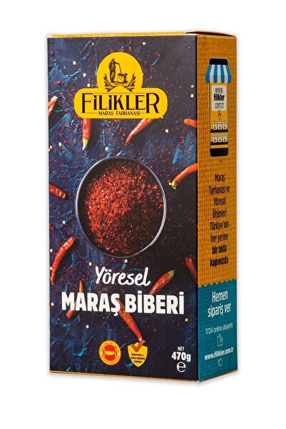 Filikler Yöresel Maraş Biberi - Ipek Biber - 470 Gr Paket