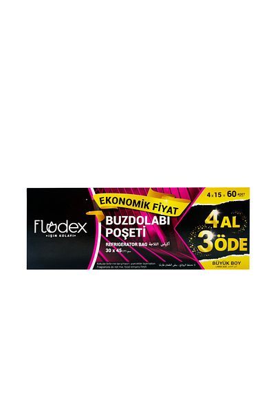 FLODEX Unscented Refrigerator Bag Large Size Buy 4 Pay 3