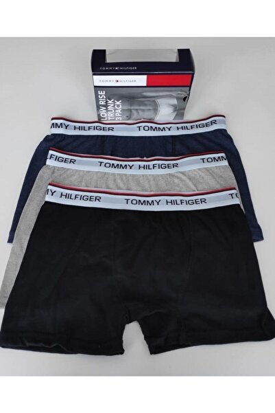 SOCKSHION Ανδρικό σετ μπόξερ Tommy Hilfiger 3 τεμαχίων