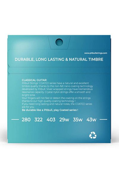 PİTBULL Strings Ccg Nt 0280-043 Classic Guitar String (PENA GIFTED)