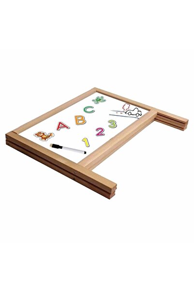 DIY Toys Manyetik Çift Taraflı Masaüstü Ahşap Yazı Tahtası - Yubi Oyuncak