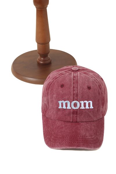 ŞapkaMania Mom Washed Baseball Cap