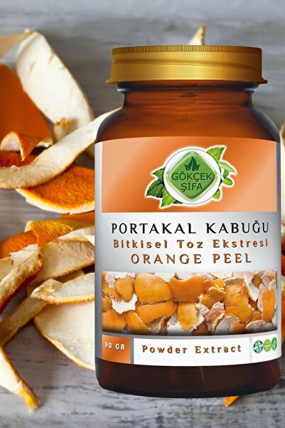 Gökçek Şifa Portakal Kabuğu Toz Ekstresi 90 Gr Cam Kavanoz