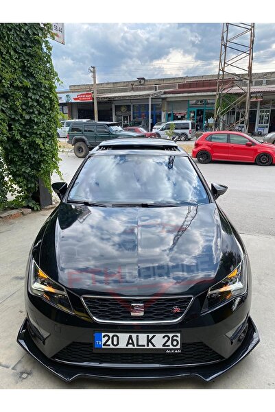 FTH GARAGE Seat Leon Mk3 Ön Lip - Esnek 3 Parça Kanatlı Lip