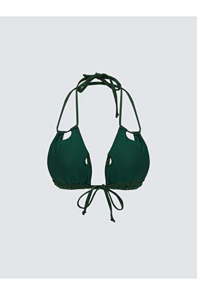 LC Waikiki Γυναικείο μπικίνι μονόχρωμο λαιμόκοψη