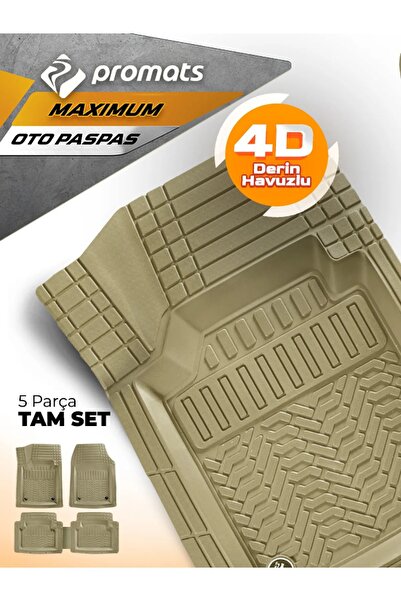 CARMALL Mıtsubıshı Outlander 19- 4d Paspas Üniversal