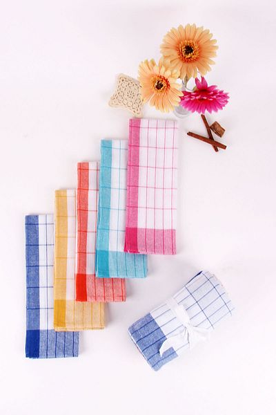 Baveno 8-Piece Colorful Multi-Purpose Kitchen Drying Cloth 40x60