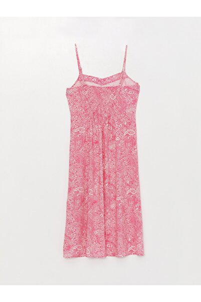 LC Waikiki Dámské šaty s páskem se vzorovaným srdcem