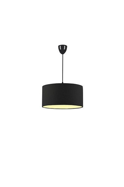 Emg DesiGn Black Fabric Pendant Chandelier