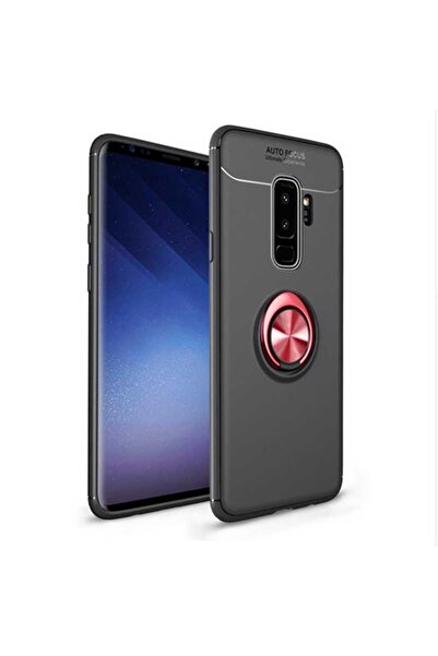 ZM STORE Samsung Galaxy S9 Plus Kılıf Yüzüklü Standlı Pürüzsüz Ve Soft Arka Y...