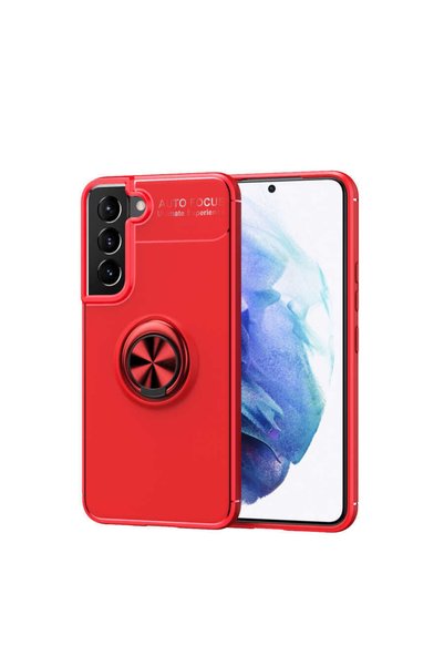 ZM STORE حافظة سامسونج جالاكسي S22 ذات سطح خلفي ناعم وناعم غطاء رافيل مع حامل...