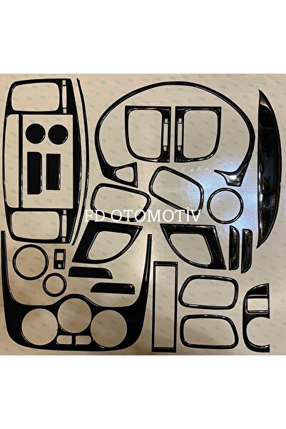 FD OTOMOTİV Hyundai Accent Era Glove Box, Console, Trim, Chest Cover Set Pian...