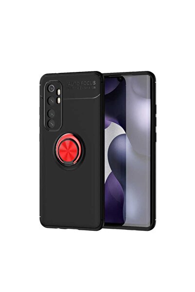 ZM STORE Xiaomi Mi Note 10 Lite Kılıf Yüzüklü Standlı Pürüzsüz Ve Soft Arka Y...