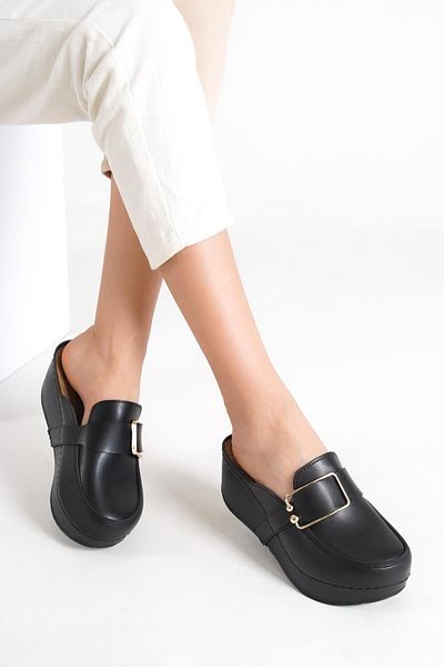 Capone Outfitters Anatomical Soft Comfortable Sole Wedge Heeled Mother Slippers