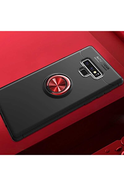 ZM STORE Samsung Galaxy Note 9 Kılıf Yüzüklü Standlı Pürüzsüz Ve Soft Arka Yü...