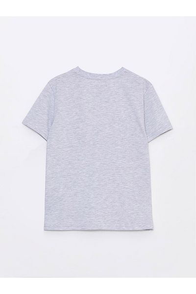 LC Waikiki Boy - Crew Neck and Printed Short Sleeve T-Shirt