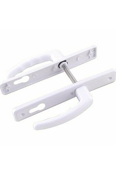 abnturk Pvc Beyaz Yale Kapı Kolu Balkon Kapısı Kolu