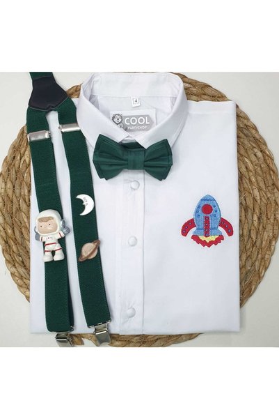 cool partyshop Space Concept Sling Bow Tie Shirt