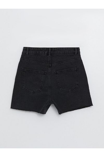 LC Waikiki Skinny Fit γυναικείο τζιν σορτς με λεπτομέρεια στην τσέπη