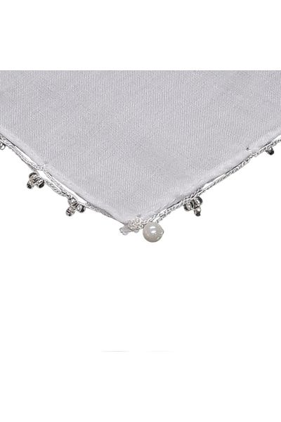 Gülsoy Women's Handmade Beaded Cotton Cheesecloth White