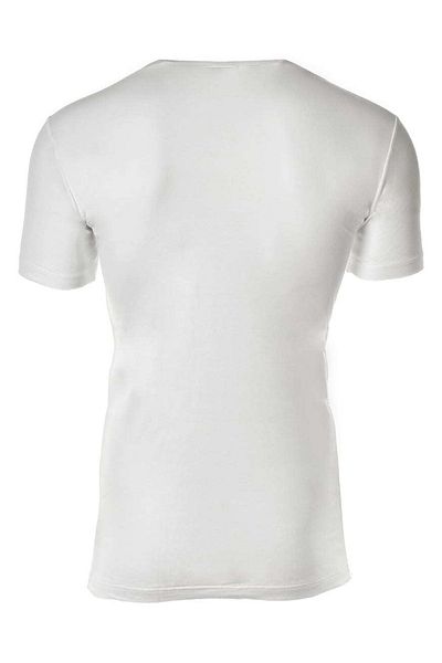 NOVILA Herren T-Shirt – V-Ausschnitt, Stretch-Baumwolle, Fein-Single-Jersey