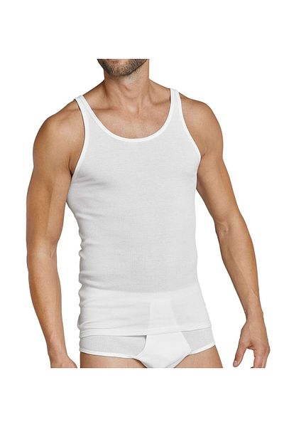 Schiesser Doppelripp Original Unterhemd – Sport-Jacke, ärmellos