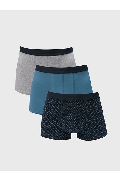 LC Waikiki Standard Mold Flexible Fabric Ανδρικό Boxer 3 τεμαχίων