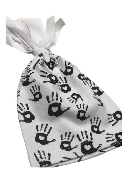 Albimama Printed Hooded Baby Beanie (Flexible Fabric)