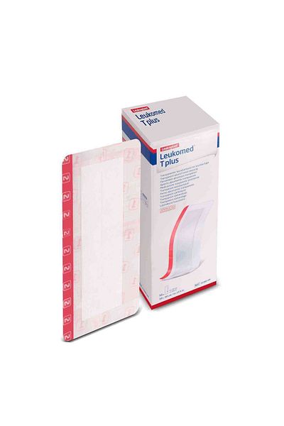 LEUKOMED T Plus 10cm X 30cm 50pcs - وسادة تضميد الجروح المقاومة للماء