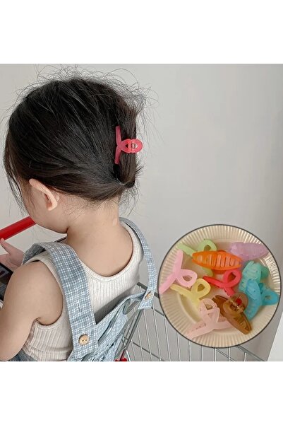 MutluBiDünya Lily Kız Çocuk Mini Mandal Toka 3 Adet