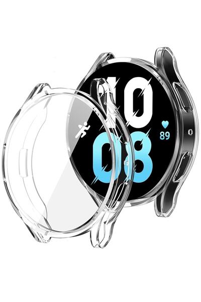 Tagomoon Samsung Galaxy Watch 5 40mm Uyumlu Kasa Ve Ekran Koruyucu 360 Tam Ko...