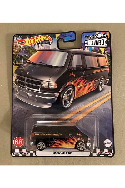 HOT WHEELS | Boulevard 68 Dodge Van Black