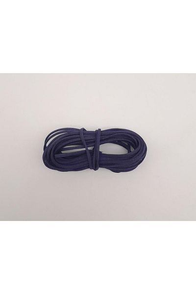 angel çanta aksesuar Δερμάτινο σχοινί Navy Blue Nubuck 5 μέτρων Νο:2