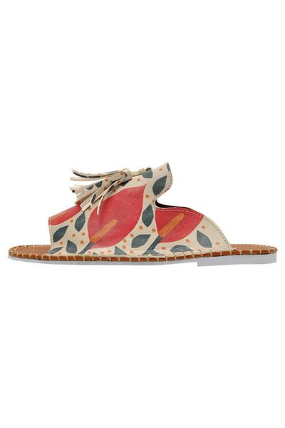Dogo Women's Vegan Leather Multicolored Slippers - Growing Together Design
