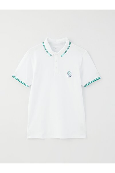 LC Waikiki Tricou sport pentru bărbați, cu mânecă scurtă, cu gât polo