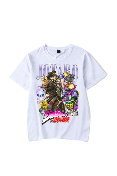 GALASHOP تي شيرت جوجو للمغامرة الغريبة للرجال والنساء كانجي جوتارو كوجو