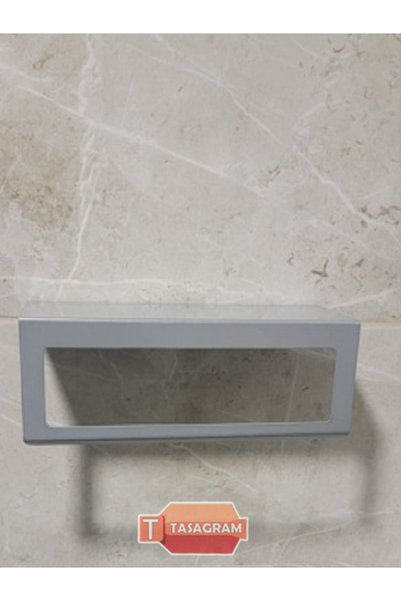 TASAGRAM Gray Towel Holder Shelf Metal Towel Rack Kitchen Bathroom Shelf Towe...
