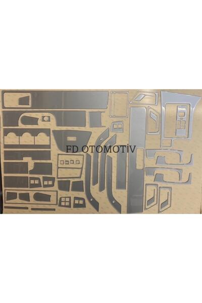 FD OTOMOTİV طقم فيات تيمبرا تيبو كامل طقم طلاء الماهوجني لون رمادي فضي