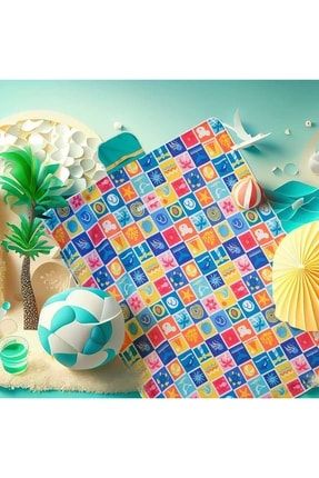 Imaginarium Giant Family Mat For Beach And Pool Buyuk Boy Aile Plaj Ve Havuz Mat