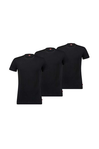 Levi's Herren T-Shirts, 3er Pack - Rundhals 3P ECOM, Kurzarm, einfarbig