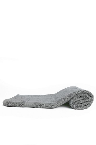 Taka Fabrics Wave 100% Cotton Bath Towel Size 70x140 Cm, Dark Gray