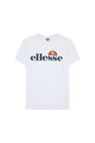 Ellesse PRADO SL Herren T-Shirt – Kurzarm, Rundhalsausschnitt, Rundhalsausschnitt, Logo-Druck